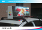 High Brightness Led Taxi Top Advertising Signs With Wireless Control , 192×64 Pixel